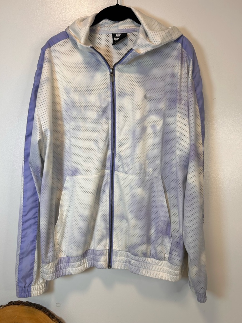 Nike Sportswear Icon Clash Mesh All Over Light Thistle Jacket Women’s Large
